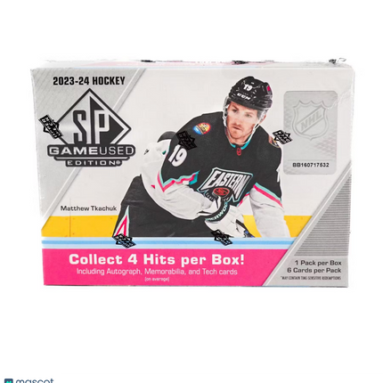 NHL 2023-24 Upper Deck SP Game Used Hockey Hobby Box