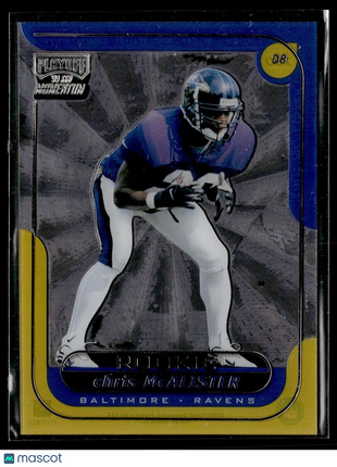 1999 PLAYOFF MOMENTUM ROOKIE CHRIS MCALISTER RAVENS