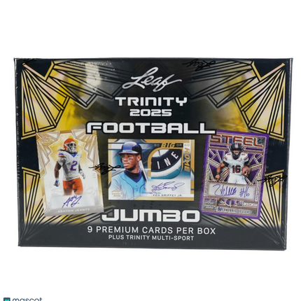 NFL 2025 Leaf Trinity Football Jumbo Box
