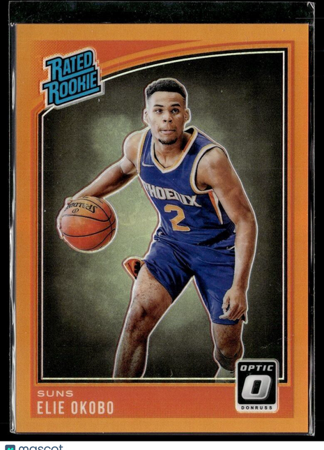 2018-19 OPTIC ORANGE /199 RATED ROOKIE ELIE OKOBO SUNS