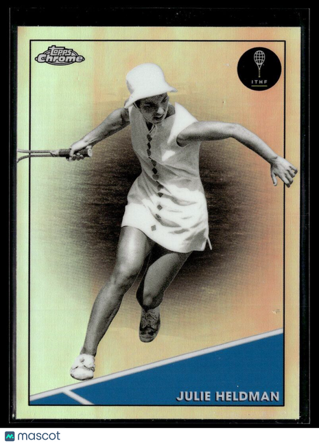 2021 TOPPS CHROME TENNIS REFRACTOR 93 Julie Heldman