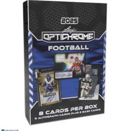 NFL 2025 Leaf Optichrome Football Hobby Box