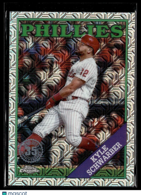 2023 TOPPS CHROME SILVER PACK KYLE SCHWARBER PHILLIES