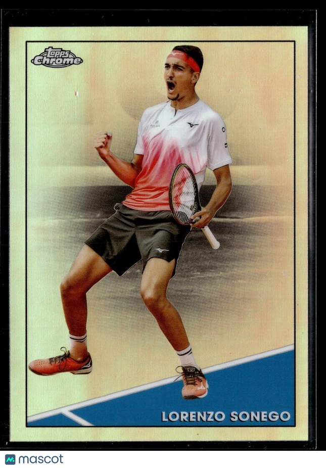 2021 TOPPS CHROME TENNIS REFRACTOR 63 Lorenzo Sonego
