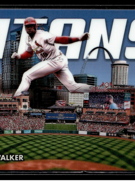 2023 TOPPS CHROME UPDATE TITANS CT-15 Jordan Walker - St. Louis Cardinals
