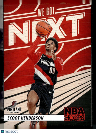 2023-24 NBA HOOPS WE GOT NEXT SCOOT HENDERSON BLAZERS