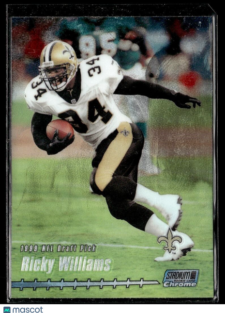 1999 STADIUM CLUB ROOKIE RICKY WILLIAMS SAINTS