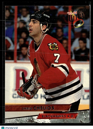 1993-94 FLEER ULTRA CHRIS CHELIOS BLACKHAWKS