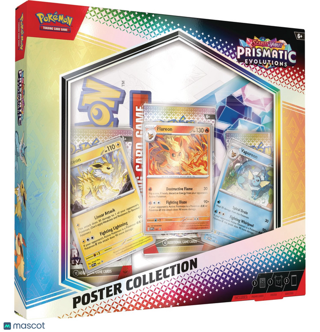 Pokemon - TCG: Scarlet & Violet - Prismatic Evolutions Poster Collection