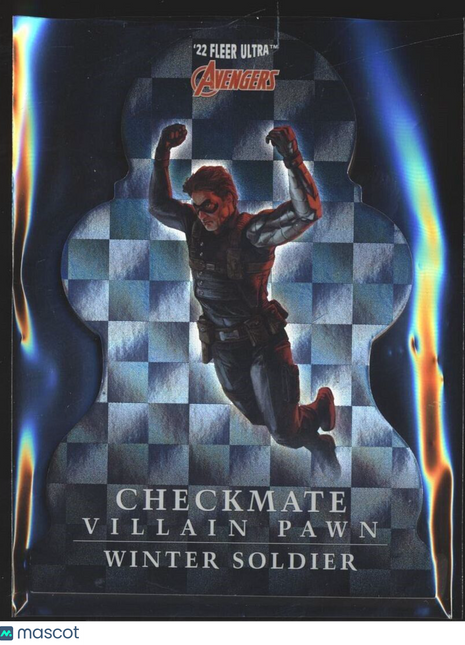 2022 FLEER ULTRA MARVEL AVENGERS CHECKMATE VILLIAN PAWN WINTER SOLDIER