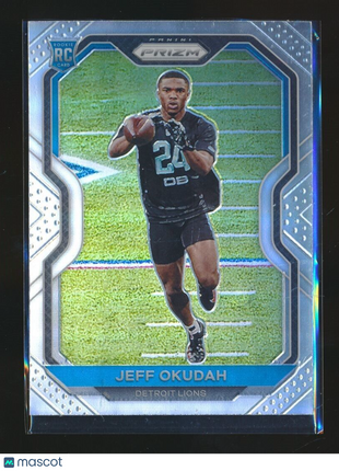 2020 PRIZM SILVER ROOKIE JEFF OKUDAH LIONS