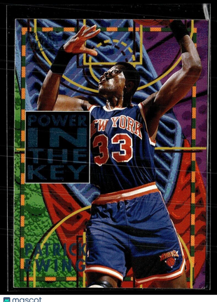 1994-95 FLEER ULTRA POWER IN THE KEY PATRICK EWING KNICKS