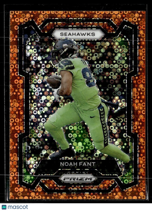 2023 PRIZM ORANGE ORBIT 262 Noah Fant - Seattle Seahawks