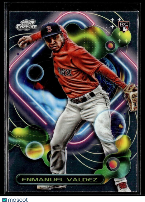 2023 TOPPS COSMIC CHROME 195 Enmanuel Valdez - Boston Red Sox RC