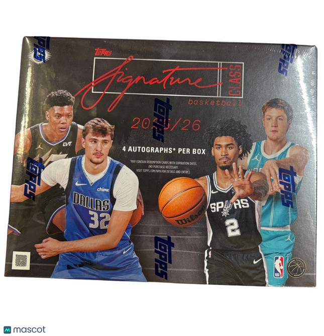 NBA 2025-26 Topps Signature Class Basketball - Jumbo Hobby Box