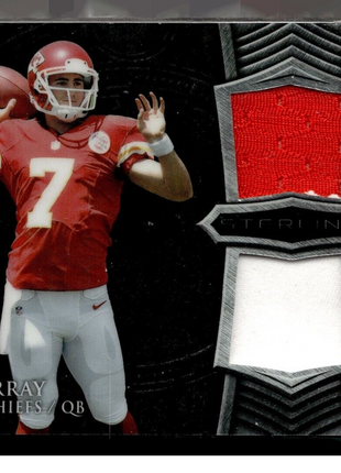 2014 BOWMAN STERLING DUAL JERSEY RELIC AARON MURRAY CHIEFS