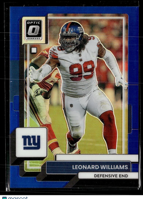 2022 OPTIC BLUE /179 LEONARD WILLIAMS GIANTS