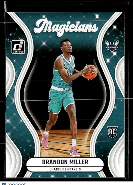 2023-24 DONRUSS MAGICIANS ROOKIE BRANDON MILLER HORNETS