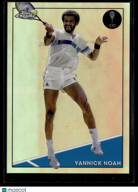 2021 TOPPS CHROME TENNIS REFRACTOR 50 Yannick Noah