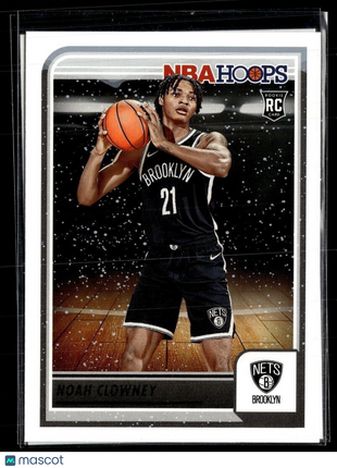 2023-24 NBA HOOPS WINTER ROOKIE 280 Noah Clowney - Brooklyn Nets