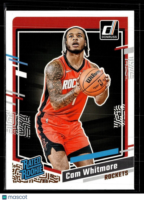 2023-24 DONRUSS RATED ROOKIE 211 Cam Whitmore Houston Rockets