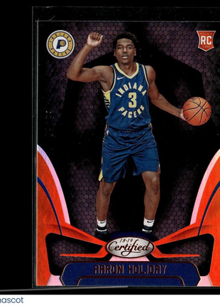 2018-19 CERTIFIED ORANGE /99 ROOKIE AARON HOLIDAY PACERS
