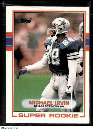 1989 TOPPS SUPER ROOKIE MICHAEL IRVIN COWBOYS