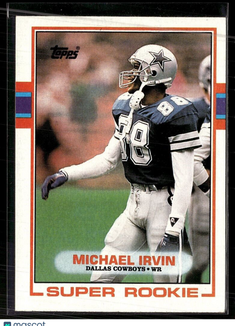 1989 TOPPS SUPER ROOKIE MICHAEL IRVIN COWBOYS