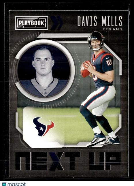 2021 PLAYBOOK NEXT UP ROOKIE DAVIS MILLS TEXANS