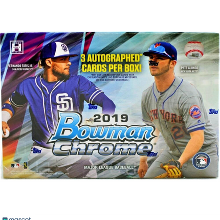 MLB 2019 Bowman Chrome Baseball HTA Choice Hobby Box