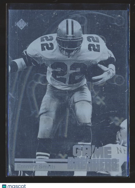 1991 UPPER DECK GAME BREAKERS EMMITT SMITH COWBOYS