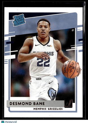 2020-21 DONRUSS RATED ROOKIE DESMOND BANE GRIZZLIES