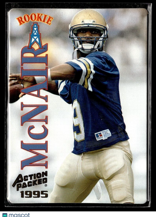 1995 ACTION PACKED ROOKIE STEVE MCNAIR OILERS
