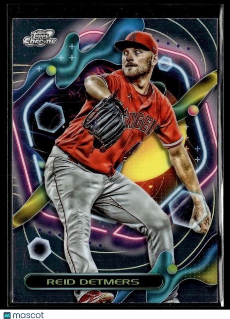 2023 TOPPS COSMIC CHROME 93 Reid Detmers - Los Angeles Angels