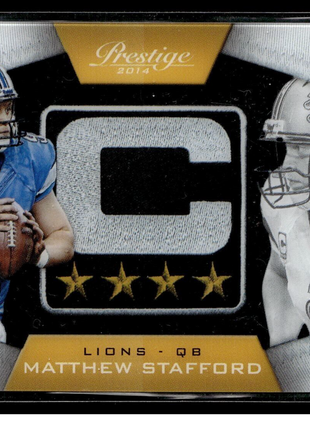 2014 PRESTIGE CAPTAIN ACETATE MATTHEW STAFFORD LIONS