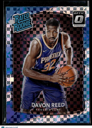 2017-18 OPTIC CHECKERBOARD RATED ROOKIE SP DAVON REED SUNS