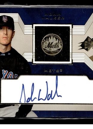 2002 SPX ROOKIE /825 AUTO ADAM WALKER METS