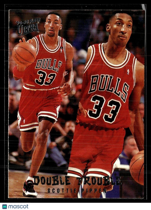 1994-95 FLEER ULTRA DOUBLE TROUBLE SCOTTIE PIPPEN BULLS