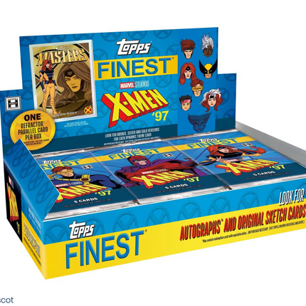 MCU 2025 Topps Finest X-Men 97' Hobby Box