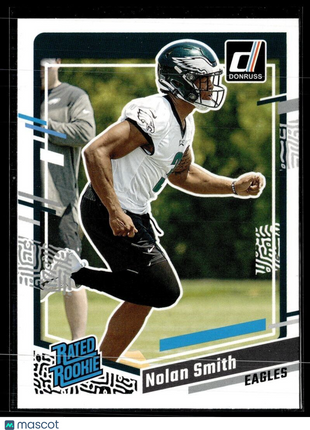 2023 DONRUSS RATED ROOKIE 382 Nolan Smith - Philadelphia Eagles