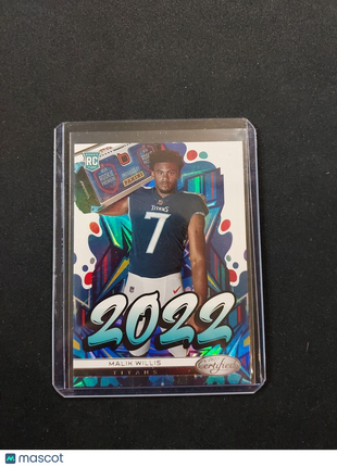 2022 Malik Willis Certified Street Rc Rookie #2 Titans