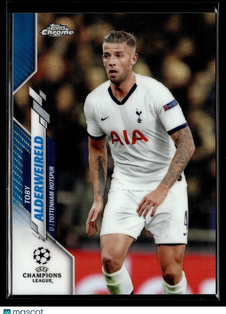 2019-20 TOPPS CHROME CL BLUE /150 TOBY ALDERWEIRELD TOTTENHAM HOTSPUR