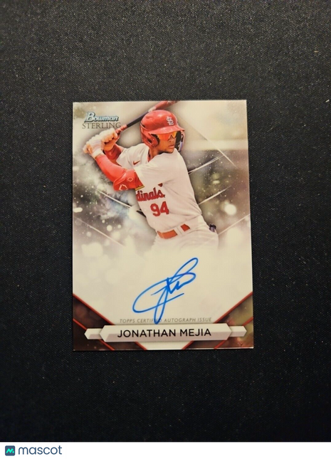 2023 Jonathan Mejia Bowman Sterling Auto #pa-jm Cardinals