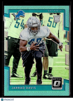 2017 OPTIC AQUA /299 ROOKIE JARRAD DAVIS LIONS
