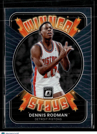 2021-22 OPTIC WINNER STAYS DENNIS RODMAN PISTONS