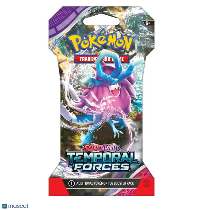 Pokemon Scarlet & Violet: Temporal Forces Sleeved Booster Pack