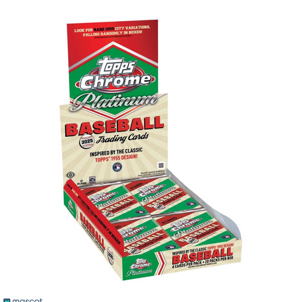 MLB Topps 2025 Chrome Platinum Baseball Hobby Box