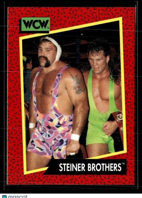 1991 IMPEL WCW #115 STEINER BROTHERS