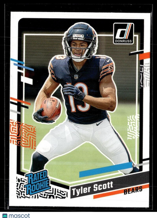 2023 DONRUSS RATED ROOKIE 315 Tyler Scott - Chicago Bears
