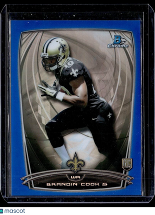 2014 BOWMAN CHROME BLUE ROOKIE /199 BRANDIN COOKS SAINTS